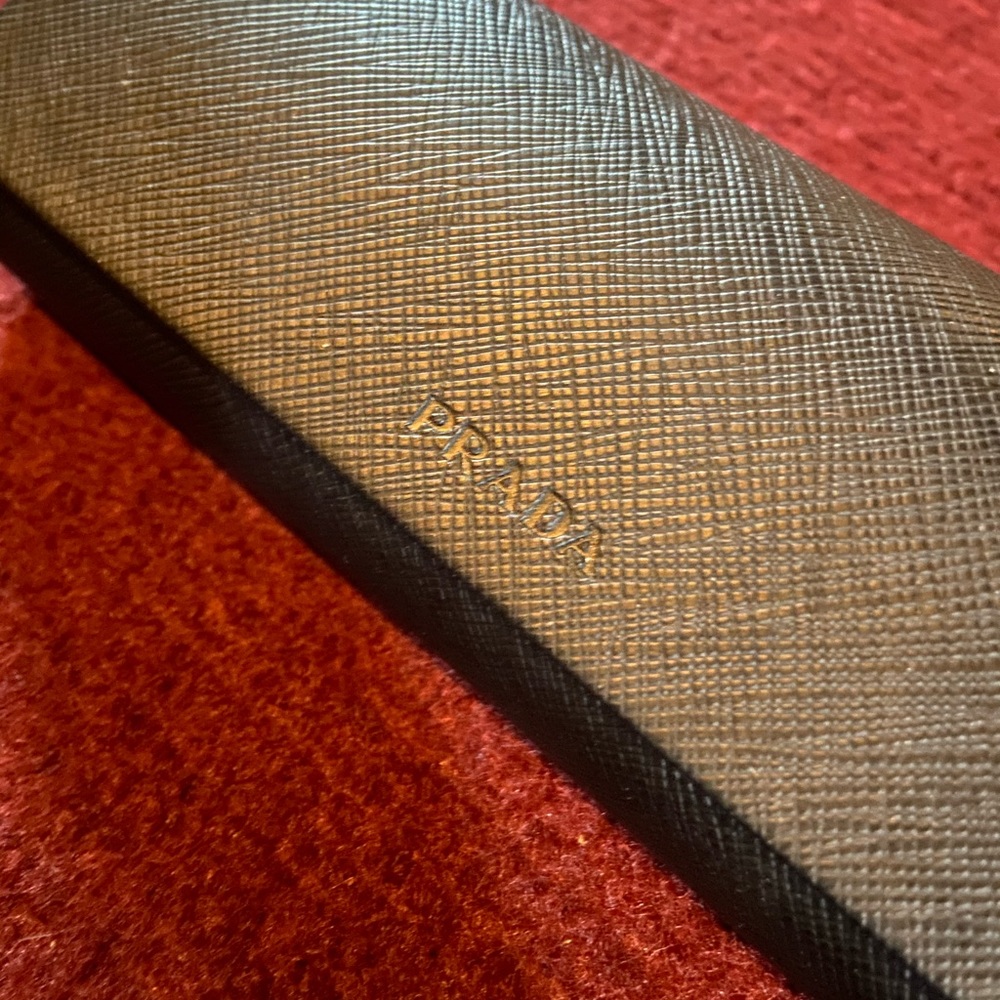 Prada eye glass case